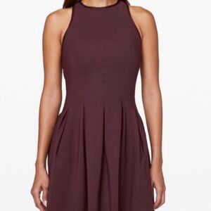 Lululemon Athletica Burgundy/Bordeaux/maroon Here to There Dress, size 6 NWOT
